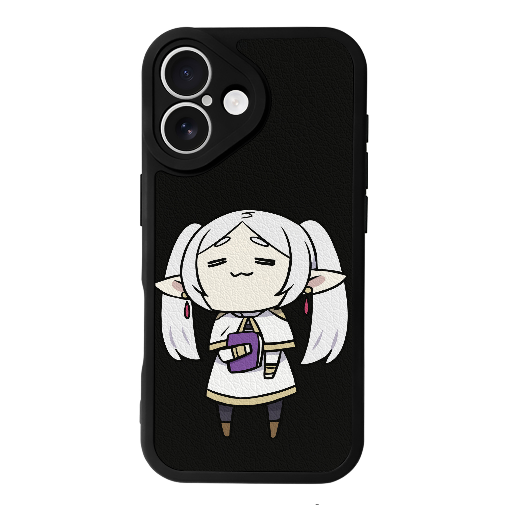 （画像用） 葬送のフリーレン Frieren 【iPhone 16シリーズ対応】シリコンスマホケース（レザー調） 材質：シリコン